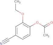 4-Cyano-2-ethoxyphenyl acetate