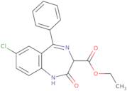 Ethyl 7-chloro-2-oxo-5-phenyl-2,3-dihydro-1H-1,4-benzodiazepine-3-carboxylate