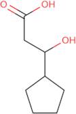 3-Cyclopentyl-3-hydroxypropanoic acid