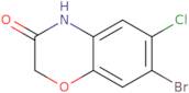 7-Bromo-6-chloro-3,4-dihydro-2H-1,4-benzoxazin-3-one