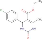 Ethyl 4-(4-chlorophenyl)-6-methyl-2-oxo-1,2,3,4-tetrahydropyrimidine-5-carboxylate