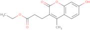 Ethyl 3-(7-hydroxy-4-methyl-2-oxo-2H-chromen-3-yl)propanoate