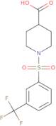 1-[3-(Trifluoromethyl)benzenesulfonyl]piperidine-4-carboxylic acid