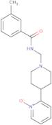 3-Methyl-N-(1-oxy-3',4',5',6'-tetrahydro-2'H-(2,4'-bipyridine)-1'-ylmethyl)benzamide