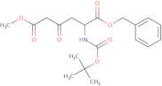 (S)-1-benzyl 6-methyl 2-tert-butoxycarbonyl)amino)-4-oxohexanedioate