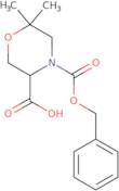 4-Cbz-6,6-dimethyl-morpholine-3-carboxylic acid