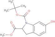 1-tert-Butyl 2-methyl 6-hydroxy-2,3-dihydro-1H-indole-1,2-dicarboxylate