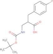 3-{[(tert-butoxy)carbonyl]amino}-2-[(4-fluorophenyl)methyl]propanoic acid
