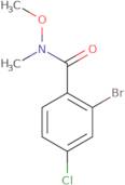 2-Bromo-4-chloro-N-methoxy-N-methylbenzamide