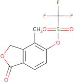 4-Methyl-1-oxo-1,3-dihydroisobenzofuran-5-yl trifluoromethanesulfonate