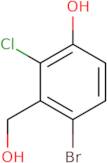 4-Bromo-2-chloro-3-(hydroxymethyl)phenol