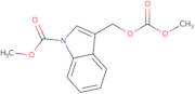 Methyl 3-(((methoxycarbonyl)oxy)methyl)-1H-indole-1-carboxylate