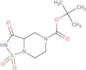 tert-Butyl 1,1,3-trioxohexahydro-1,2,5-thiadiazo[1,5-a]pyrazine-7(1H)-carboxylate