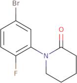 1-(5-Bromo-2-fluorophenyl)piperidin-2-one