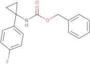 Benzyl 1-(4-fluorophenyl)cyclopropylcarbamate