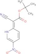 t-Butyl 2-cyano-2-(5-nitropyridin-2(1H)-ylidene)acetate