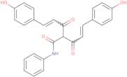 (4E)-5-(4-Hydroxyphenyl)-2-[(2E)-3-(4-hydroxyphenyl)-1-oxo-2-propen-1-yl]-3-oxo-N-phenyl-4-pentena…