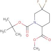 1-(tert-Butyl) 2-methyl 5,5-difluoropiperidine-1,2-dicarboxylate