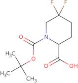 1-[(tert-butoxy)carbonyl]-5,5-difluoropiperidine-2-carboxylic acid