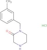 1-(3-Methylbenzyl)-2-piperazinone hydrochloride