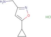 (5-Cyclopropyl-1,2-oxazol-3-yl)methanamine hydrochloride