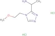 {1-[4-(2-Methoxyethyl)-4H-1,2,4-triazol-3-yl]ethyl}amine dihydrochloride