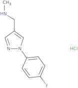 {[1-(4-Fluorophenyl)-1H-pyrazol-4-yl]methyl}methylamine hydrochloride