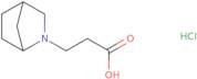 3-{2-Azabicyclo[2.2.1]heptan-2-yl}propanoic acid hydrochloride