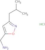 [(3-Isobutyl-5-isoxazolyl)methyl]amine hydrochloride