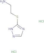 [2-(1H-1,2,4-Triazol-5-ylthio)ethyl]amine dihydrochloride