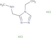 1-(4-Ethyl-4H-1,2,4-triazol-3-yl)-N-methylmethanamine dihydrochloride