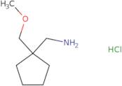 [1-(Methoxymethyl)cyclopentyl]methanamine hydrochloride