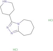 3-(4-Piperidinyl)-6,7,8,9-tetrahydro-5H-[1,2,4]triazolo[4,3-a]azepine dihydrochloride