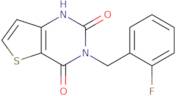 3-(2-Fluorobenzyl)thieno[3,2-d]pyrimidine-2,4(1H,3H)-dione