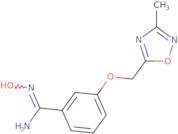 (Z)-N'-Hydroxy-3-((3-methyl-1,2,4-oxadiazol-5-yl)methoxy)benzimidamide
