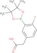 [4-Fluoro-3-(4,4,5,5-tetramethyl-1,3,2-dioxaborolan-2-yl)phenyl]acetic acid