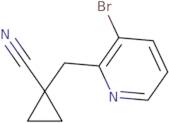 1-[(3-Bromopyridin-2-yl)methyl]cyclopropane-1-carbonitrile