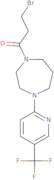 3-Bromo-1-{4-[5-(trifluoromethyl)-2-pyridinyl]-1,4-diazepan-1-yl}-1-propanone