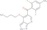 (4-Butoxy-1H-pyrazolo[3,4-b]pyridin-5-yl)(2,6-difluoro-4-methylphenyl)-methanone