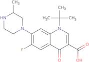 1-Tert-Butyl-6-Fluoro-7-(3-Methylpiperazin-1-Yl)-4-Oxoquinoline-3-Carboxylic Acid