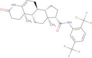(17beta)-N-[2,5-Bis(trifluoromethyl)phenyl]-3-oxo-4-azaandrost-5-ene-17-carboxamide