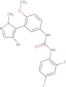 1-[3-(4-Bromo-1-methyl-1H-pyrazol-5-yl)-4-methoxyphenyl]-3-(2,4-difluorophenyl)urea