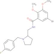 5-Bromo-N-[[1-[(4-Fluorophenyl)Methyl]Pyrrolidin-2-Yl]Methyl]-2,3-Dimethoxybenzamide