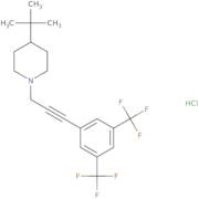 1-[3-[3,5-Bis(Trifluoromethyl)Phenyl]-2-Propynyl]-4-(Tert-Butyl)Piperidinium Chloride