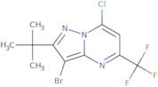 3-Bromo-7-chloro-2-(2-methyl-2-propanyl)-5-(trifluoromethyl)pyrazolo[1,5-a]pyrimidine