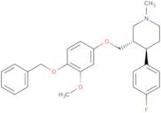 (3S,4R)-3-{[4-(Benzyloxy)-3-methoxyphenoxy]methyl}-4-(4-fluo