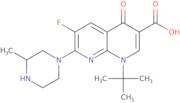 1-Tert-Butyl-6-Fluoro-7-(3-Methylpiperazin-1-Yl)-4-Oxo-1,8-Naphthyridine-3-Carboxylic Acid