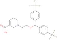 1-[2-[Bis[4-(Trifluoromethyl)Phenyl]Methoxy]Ethyl]-5,6-Dihydro-2H-Pyridine-3-Carboxylic Acid