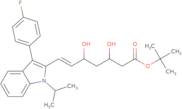 tert-Butyl (E)-3,5-dihydroxy-7-[3'-(4''-fluorophenyl)-1'-methylethyl-indol-2'-yl]-6-heptenoate