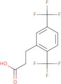 2,5-Bis(trifluoromethyl)benzenepropanoic acid